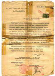 Sworn Certificate of Citizenship, 1932